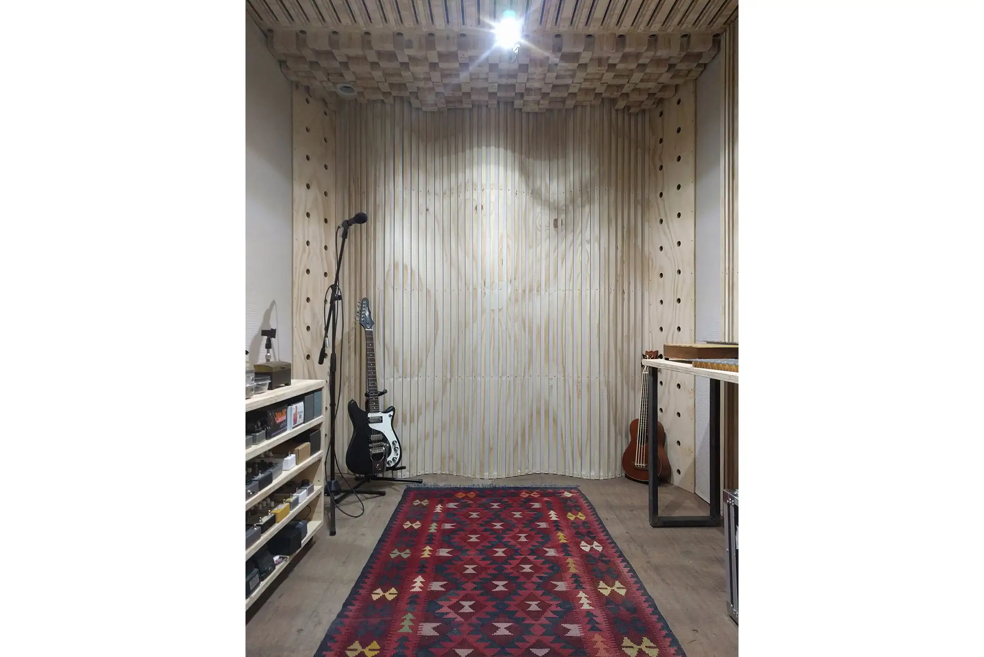 home studio container diy acoustic modeling design